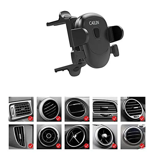 Car Phone Mount,Applicable Mercedes-Benz Mobile Phone Holder e c-Class gla200glc260c260e300a200l,Audi A3 Q2,Ford Mustang,Volkswagen Tiguan Mobile Phone Bracket (Black1)