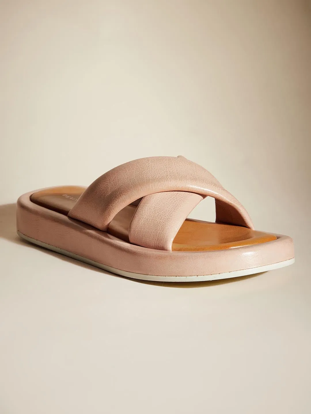 Catherine Leather Slides