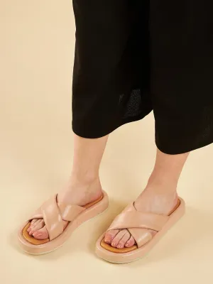 Catherine Leather Slides