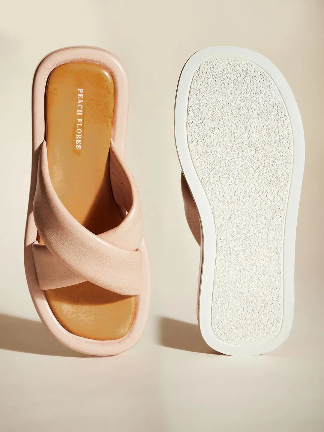 Catherine Leather Slides