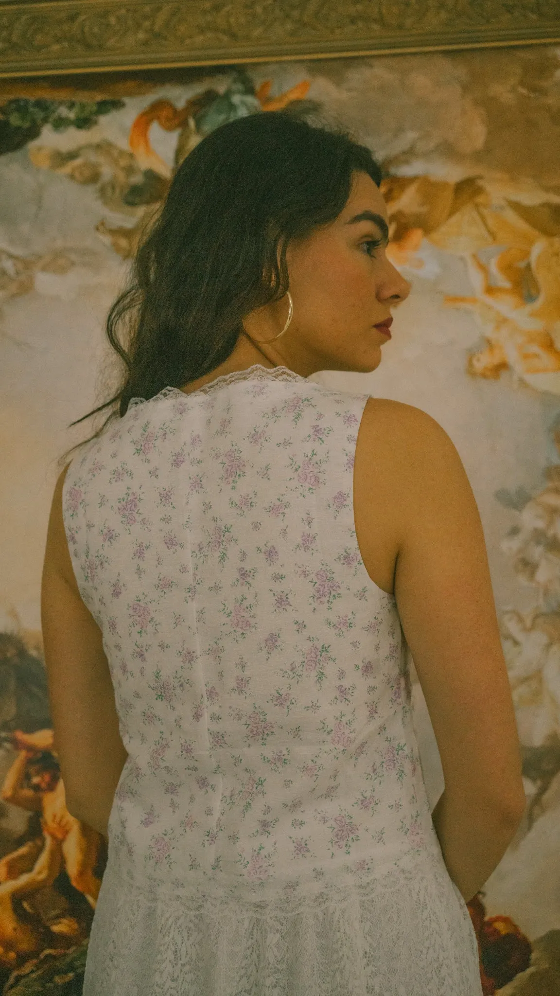 Celina Blouse in Lilac Floral