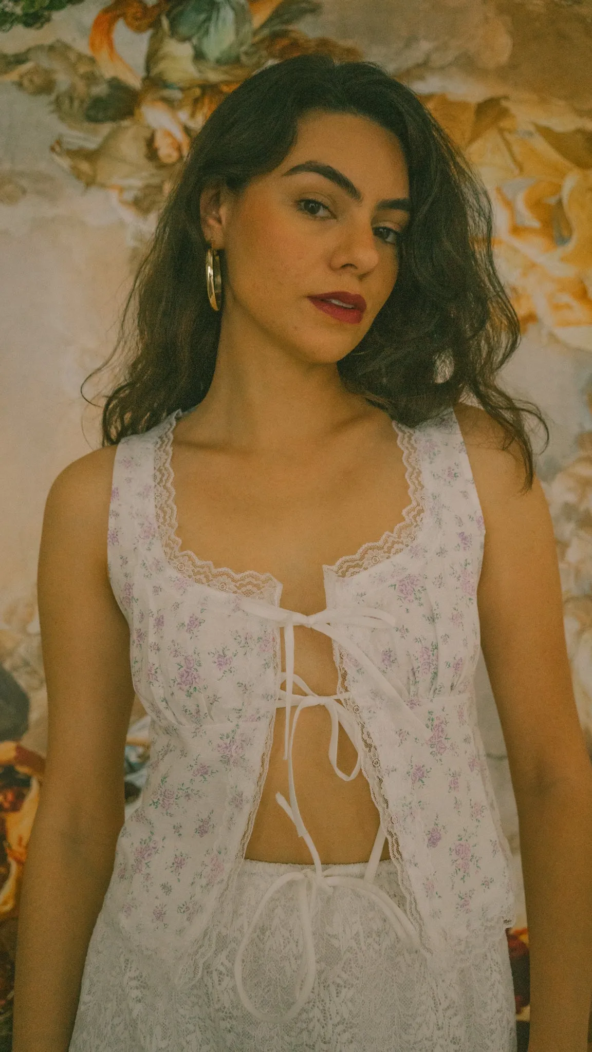 Celina Blouse in Lilac Floral