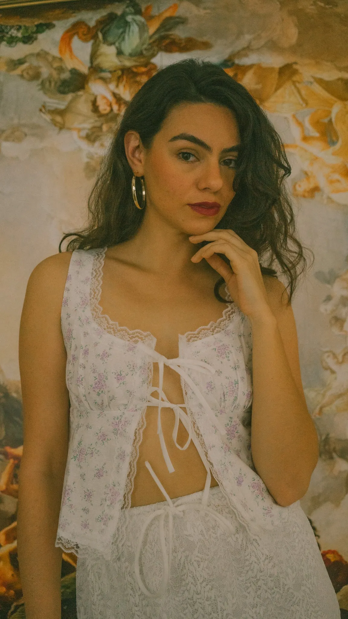Celina Blouse in Lilac Floral