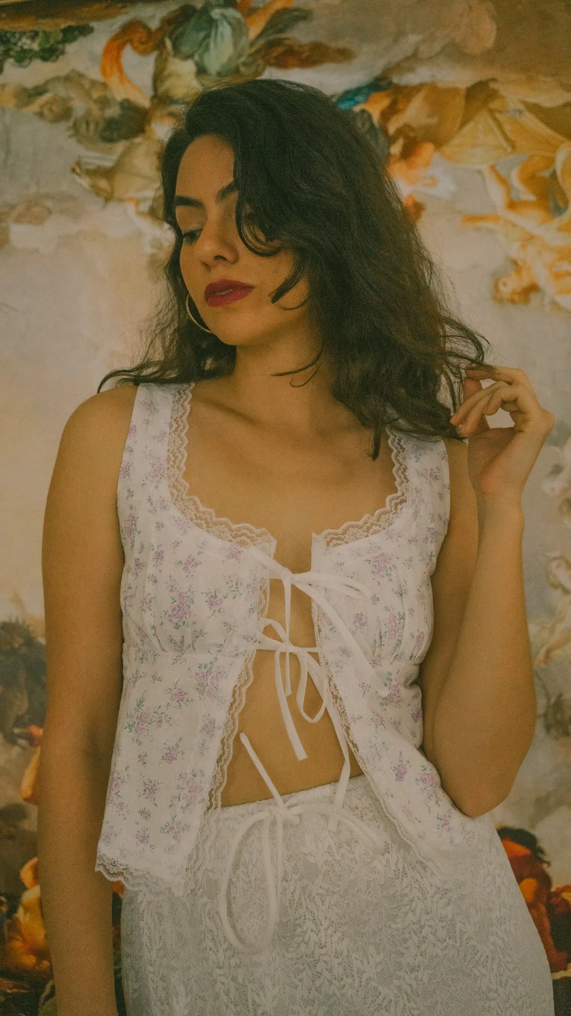 Celina Blouse in Lilac Floral