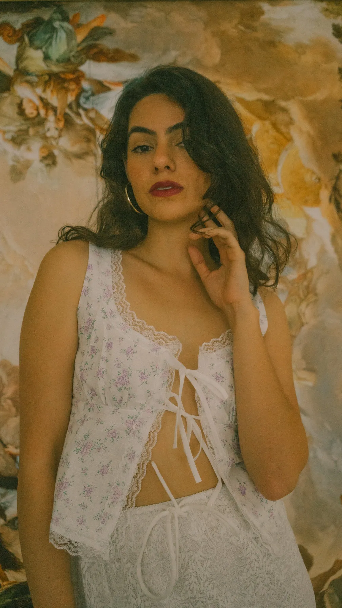 Celina Blouse in Lilac Floral