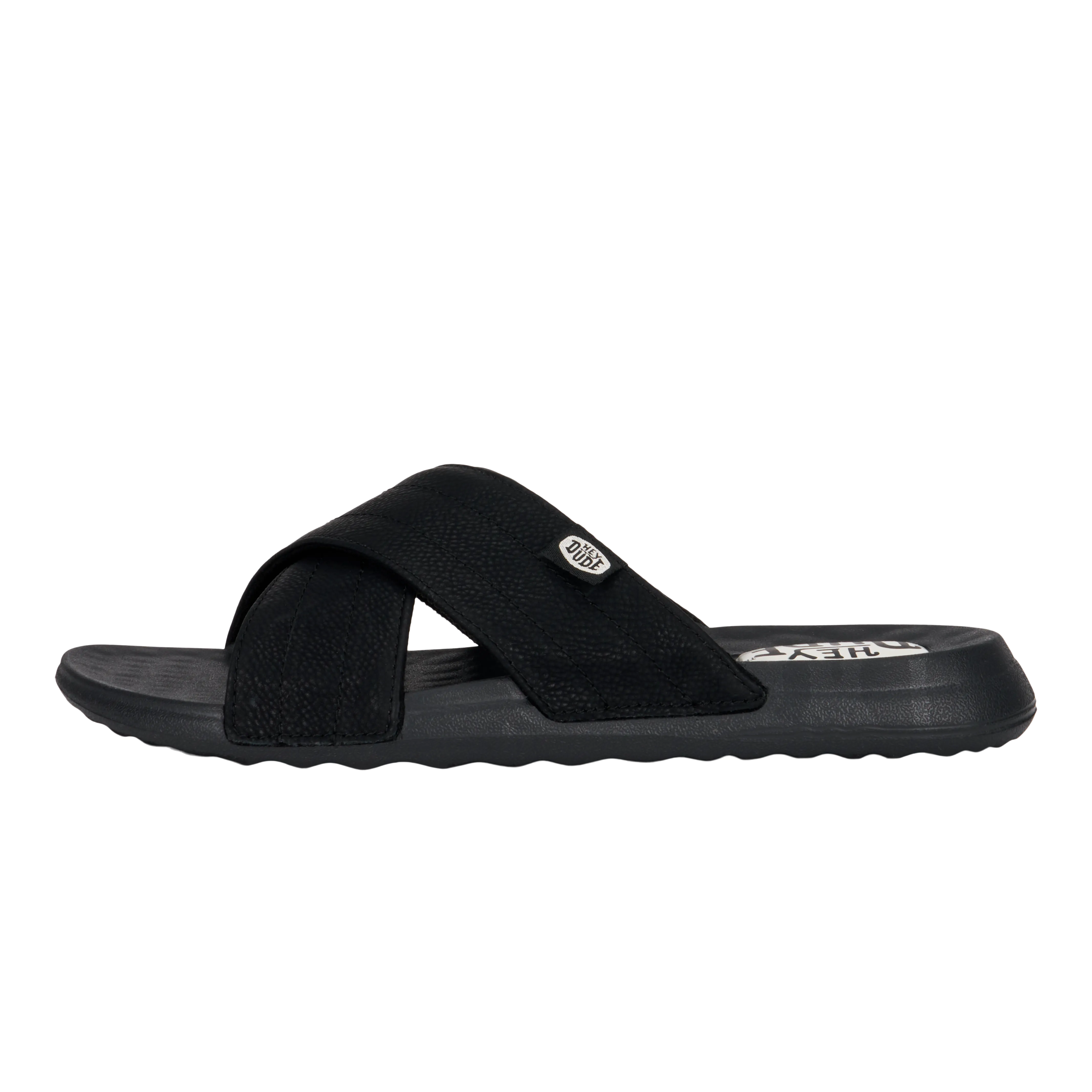 Christi Slide Distressed - Black