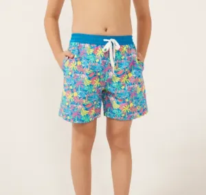 Chubbies Youth The Tropical Bunches -  Lined Classic Swim Trunk