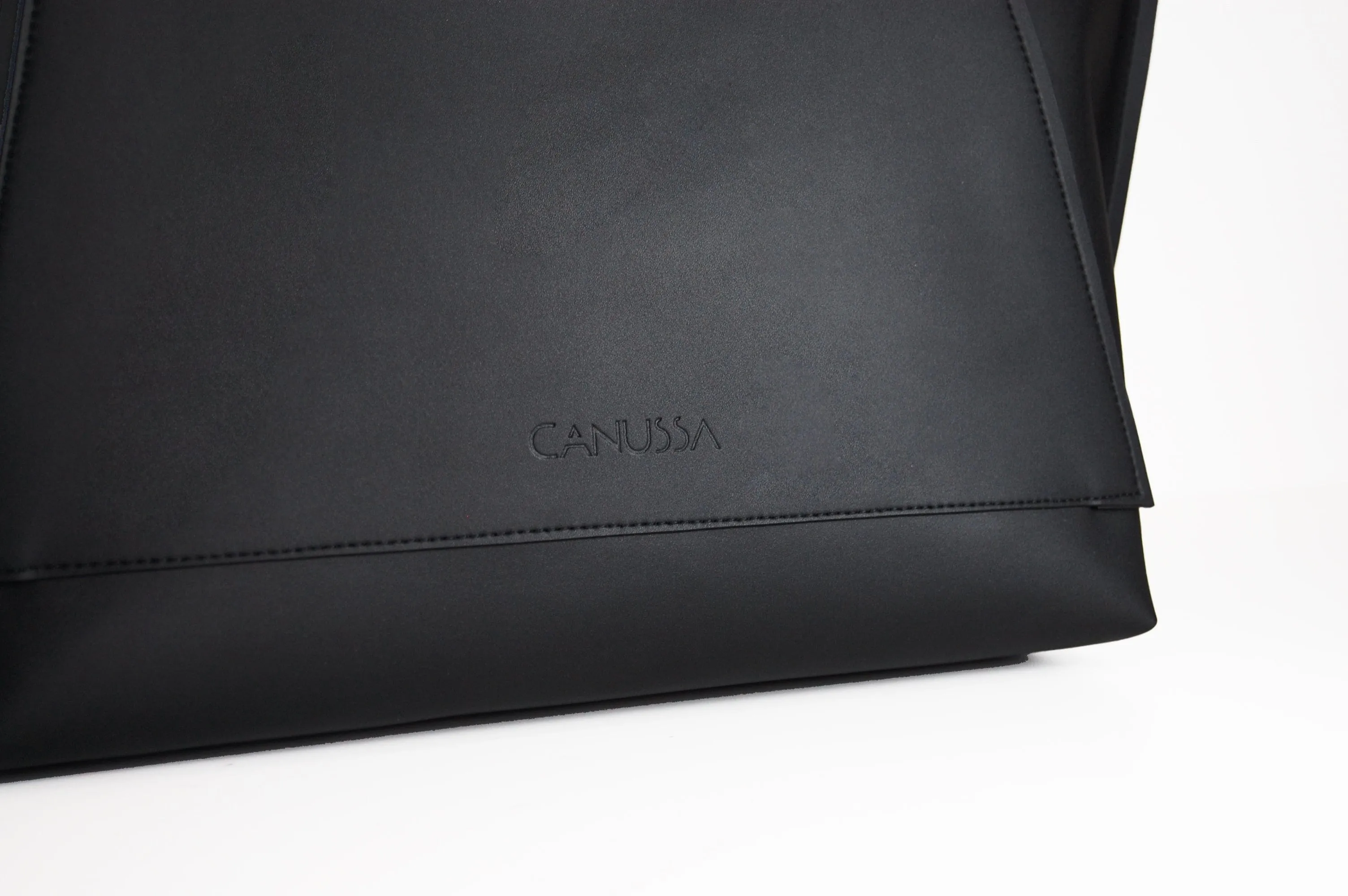 City Shopper Vegan Corn Leather Tote Bag | Black