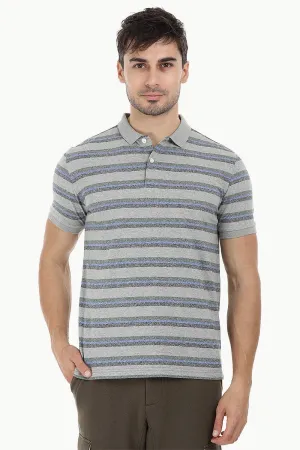 City Striped Polo T-Shirt