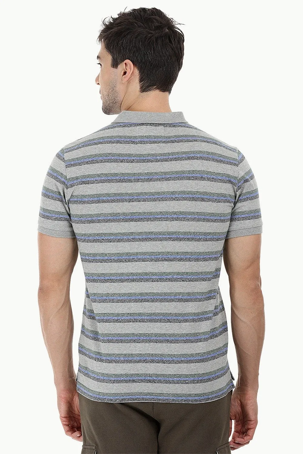 City Striped Polo T-Shirt