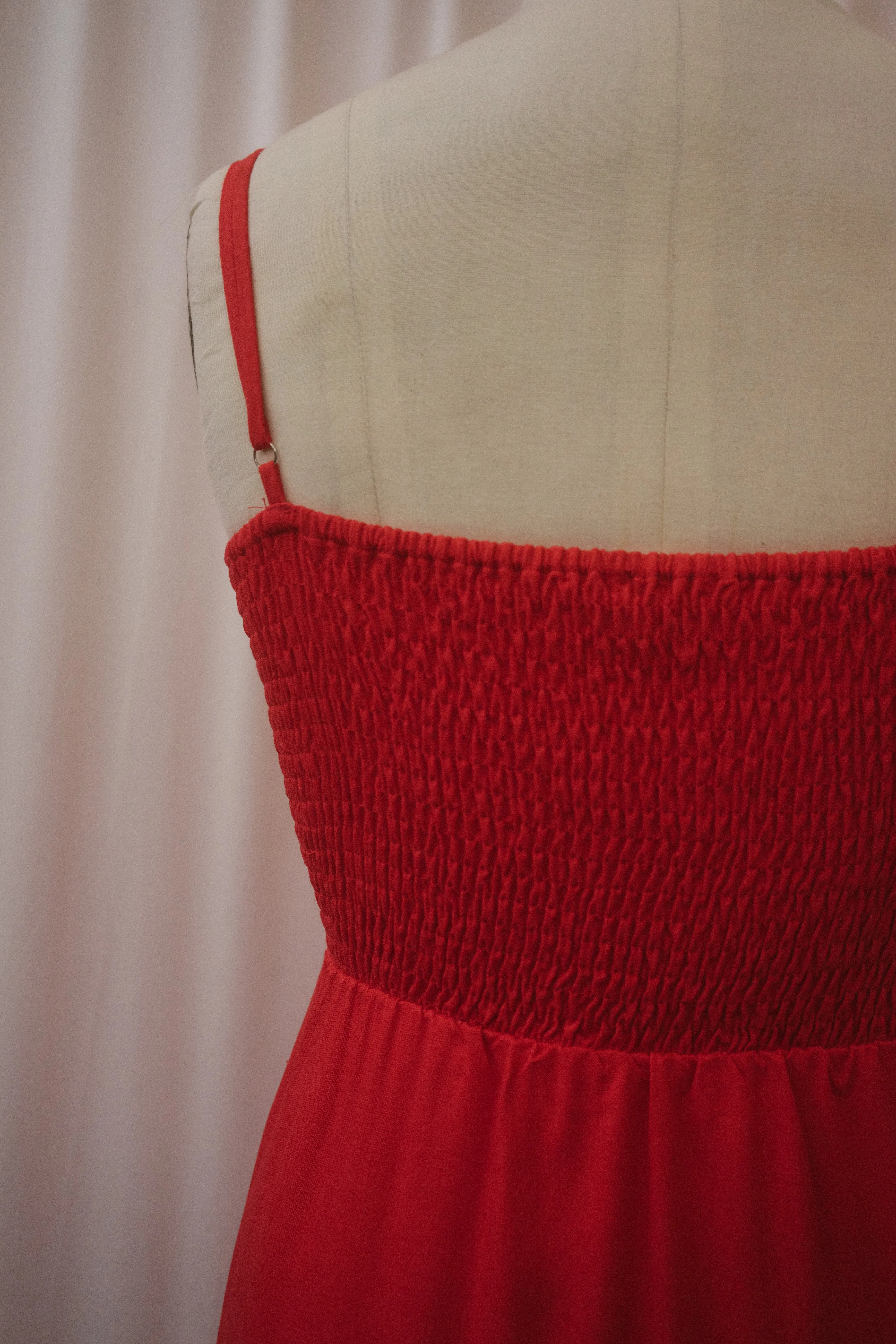 Clair Dress in Ruby