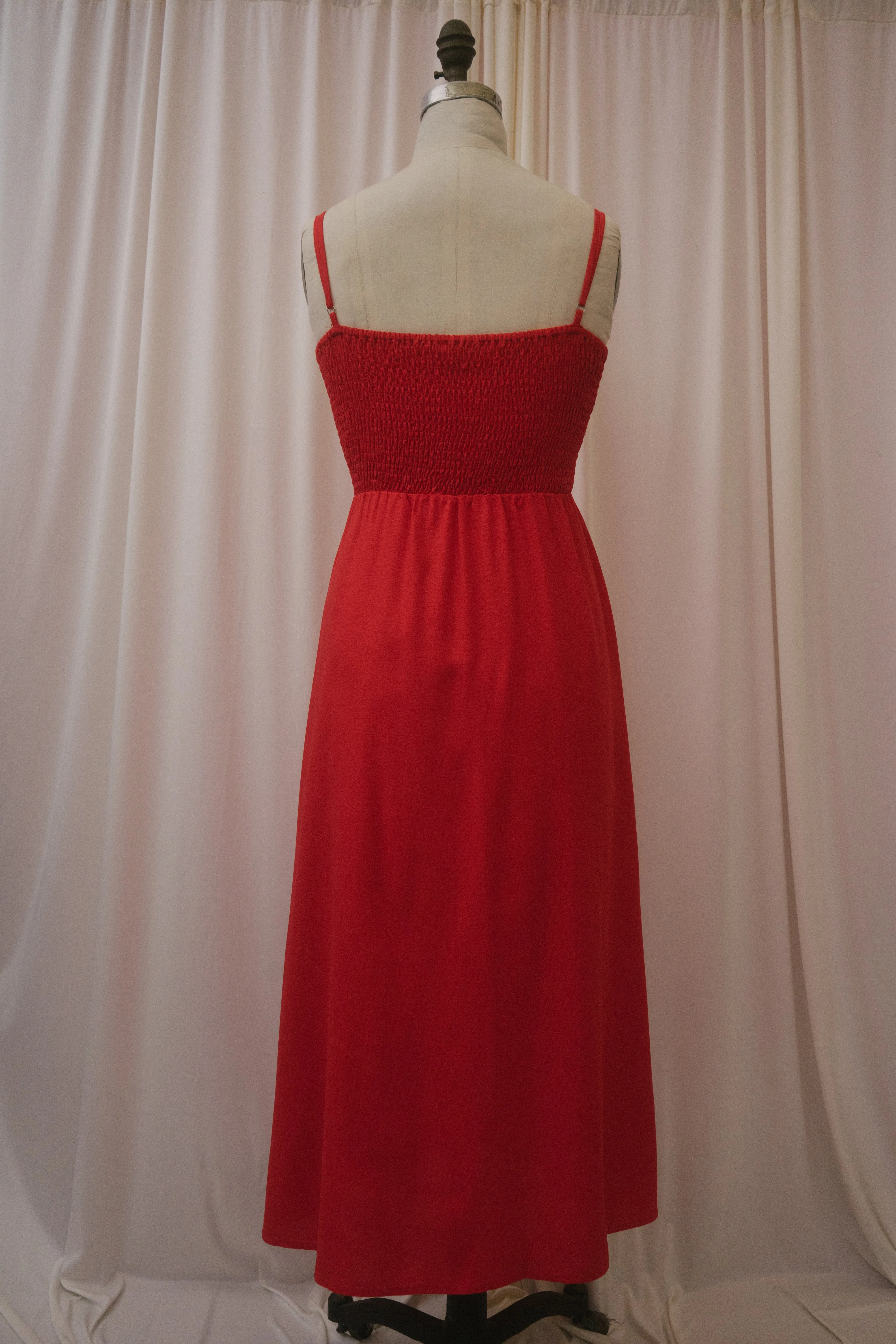 Clair Dress in Ruby