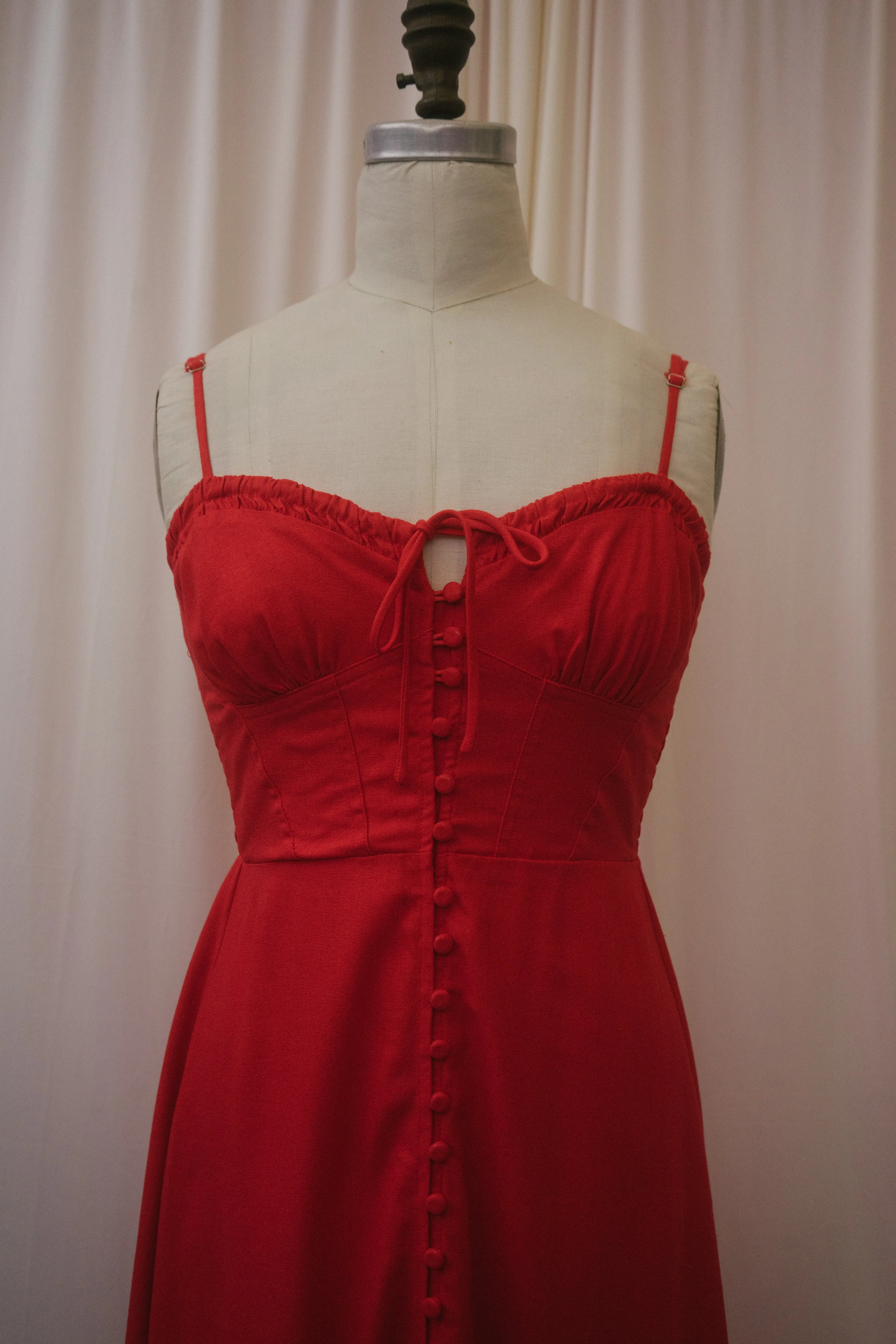 Clair Dress in Ruby