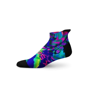 Colour Spill Tab Cycling Socks