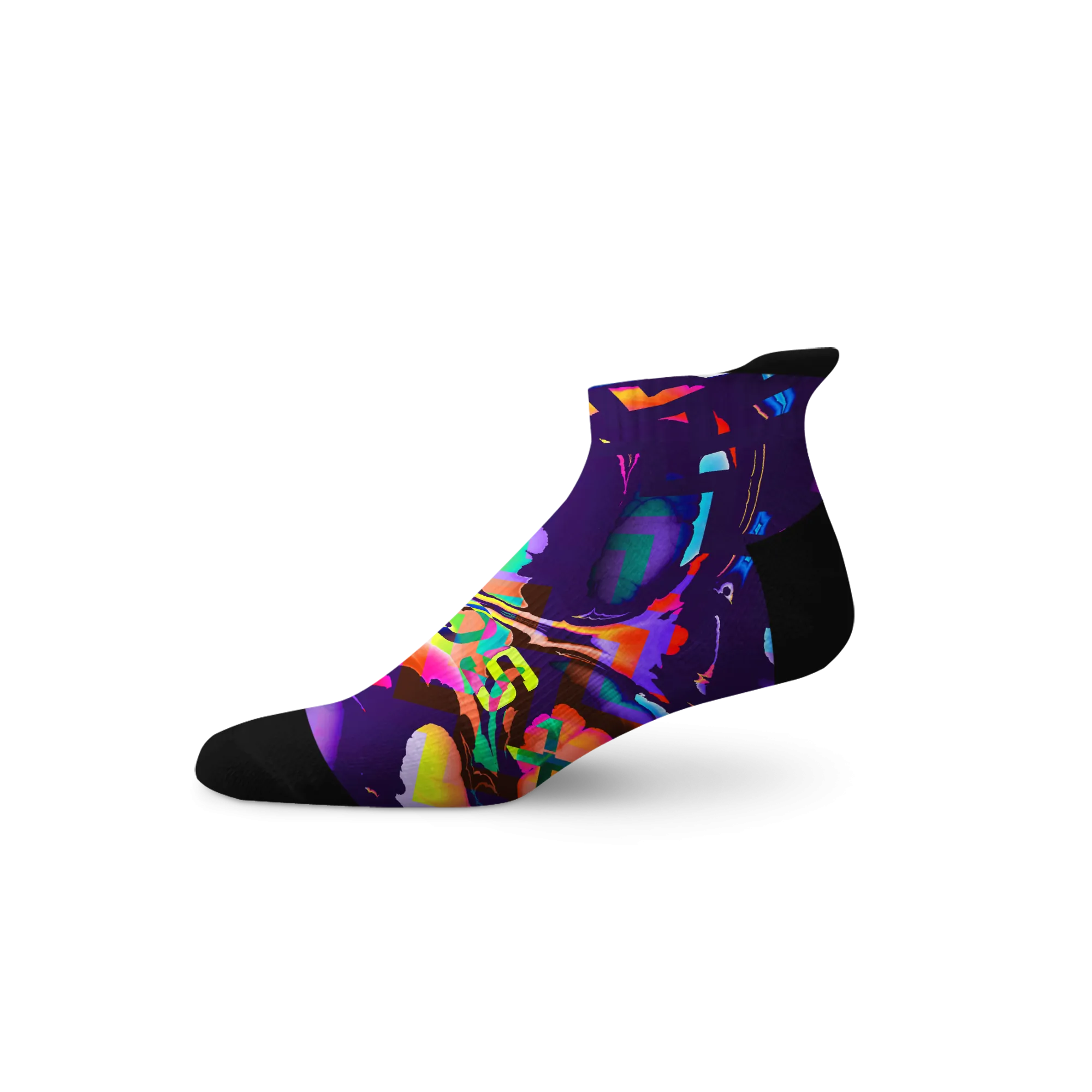 Colour Spill Tab Cycling Socks