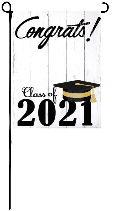 Congrats 2021 Garden Flag