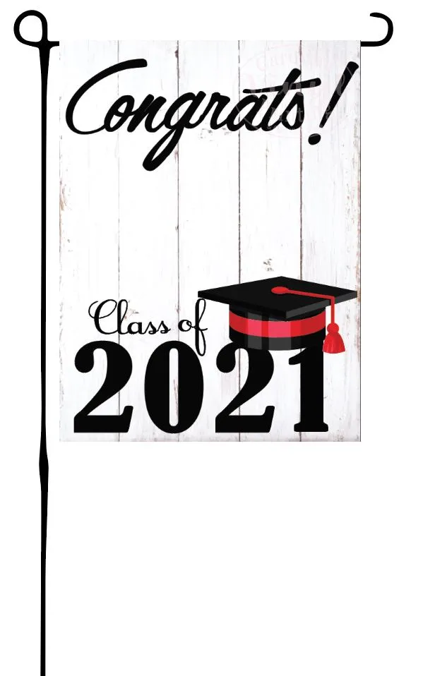 Congrats 2021 Garden Flag