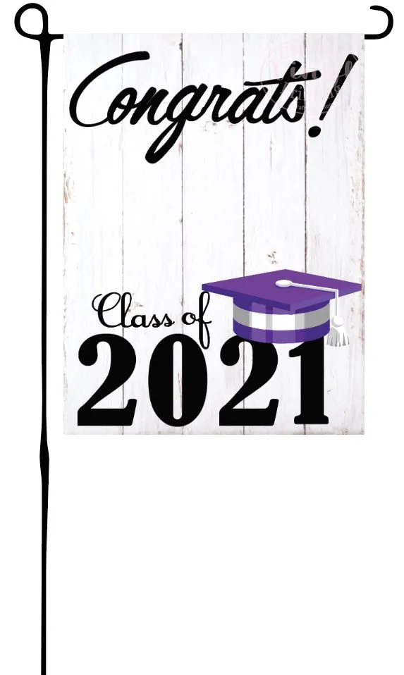 Congrats 2021 Garden Flag
