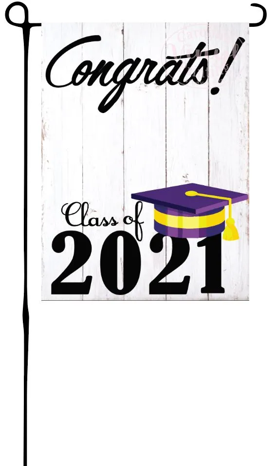 Congrats 2021 Garden Flag