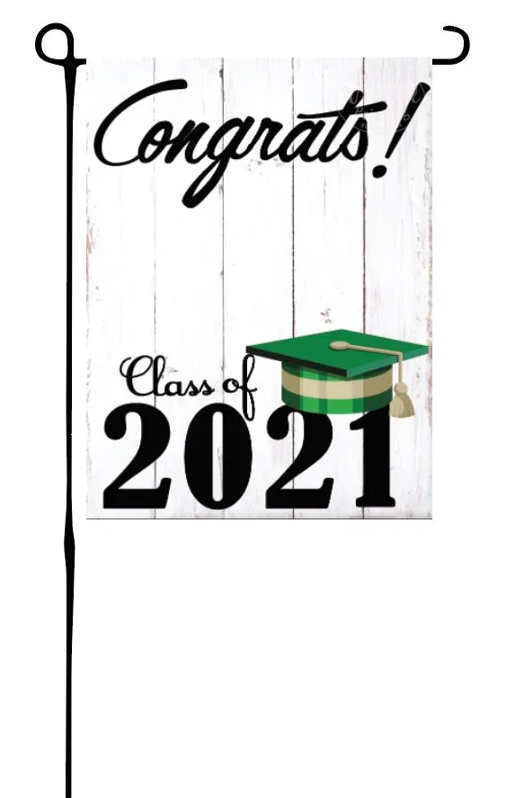 Congrats 2021 Garden Flag