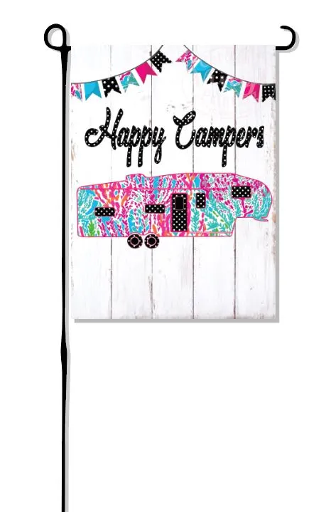 Coral Fifth Wheel (New Design) Camper Garden Flag