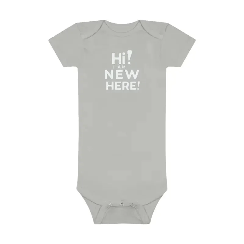 Cozy Cotton Snap Closure Onesie for Cool Kids