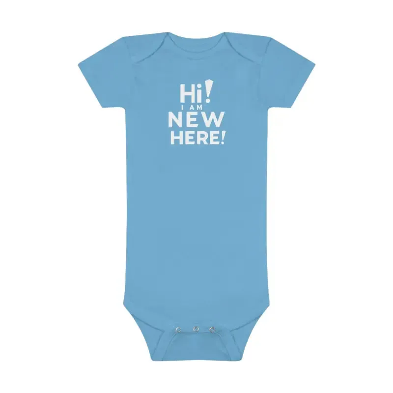 Cozy Cotton Snap Closure Onesie for Cool Kids