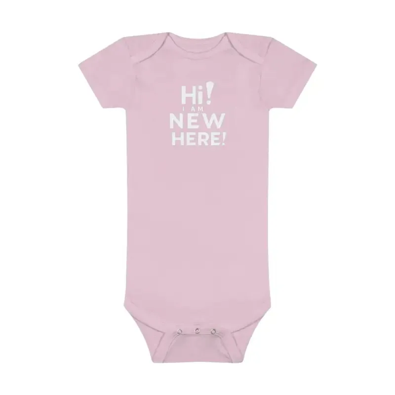 Cozy Cotton Snap Closure Onesie for Cool Kids