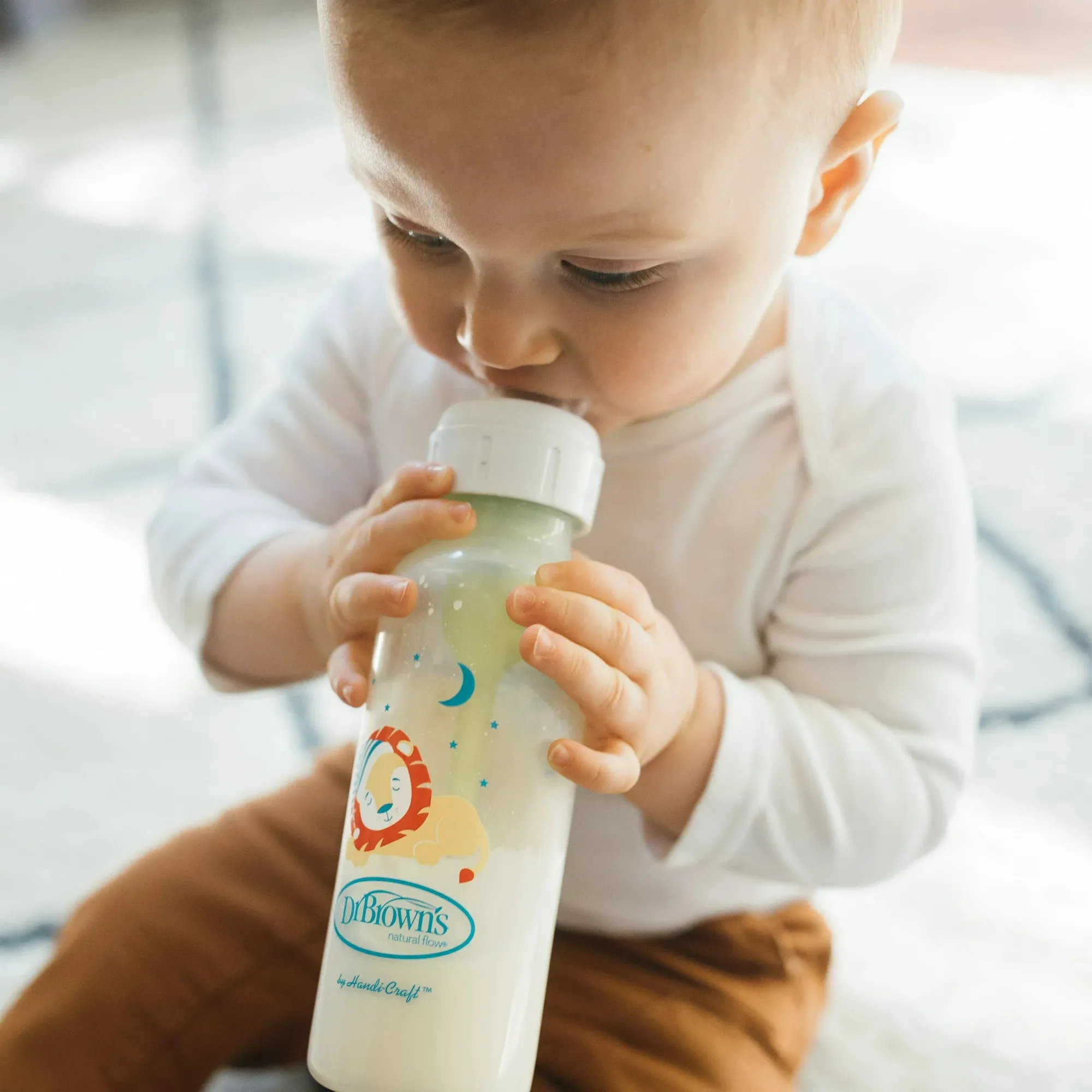 Dr. Brown's 8oz/250mL Options  Anti-Colic Bottles, Lion & Fox, 2-Pack