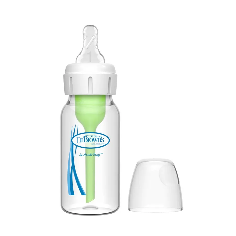 Dr. Brown's Narrow Glass Natural Flow Anti-Colic Options  Bottle (4oz)