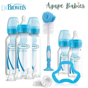 Dr Brown's PP Options  Narrow-Neck Bottle Blue Gift Set