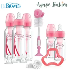 Dr Brown's PP Options  Narrow-Neck Bottle Pink Gift Set