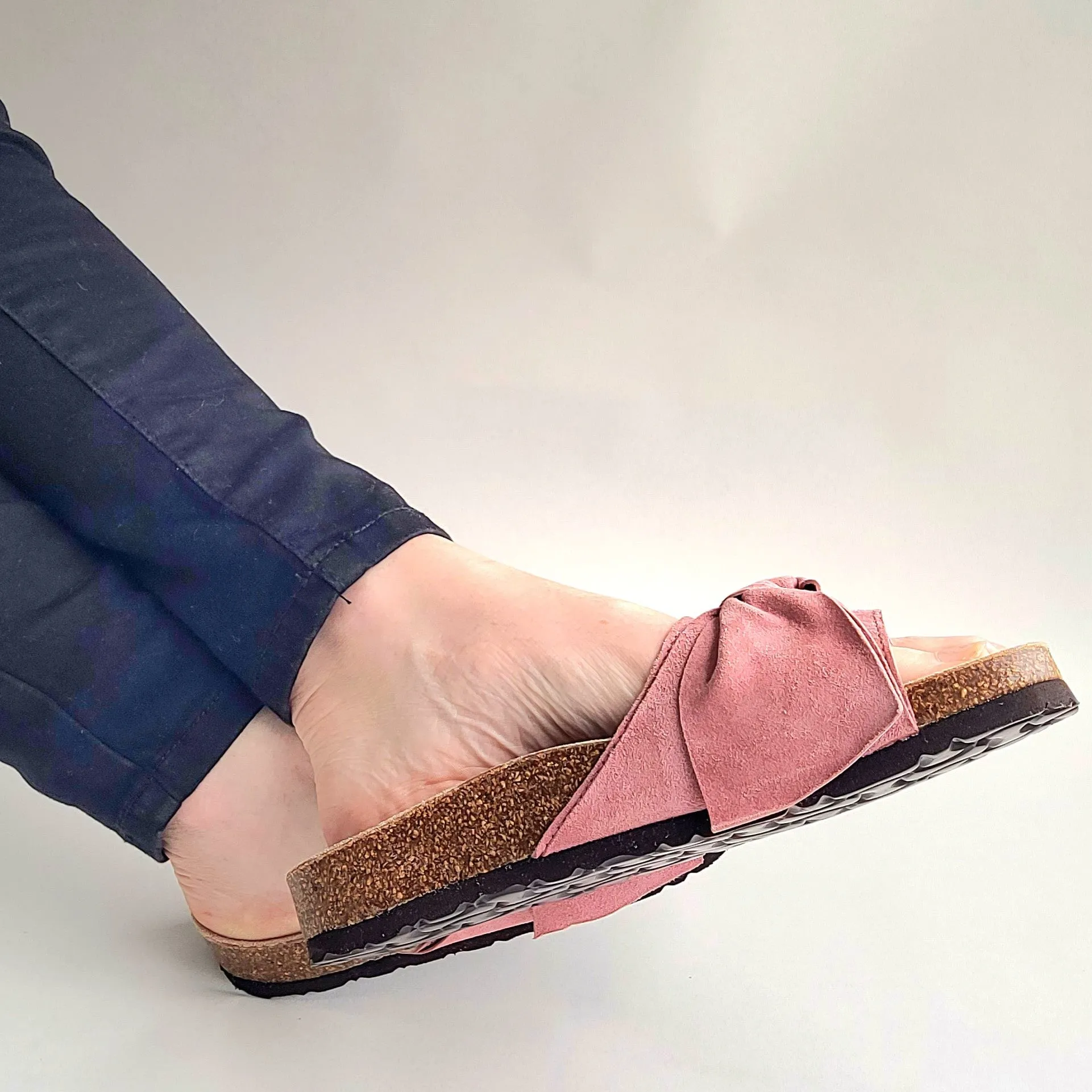 Dusty Pink Arch Support Slides