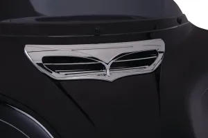 Fairing Vent Trim, Chrome