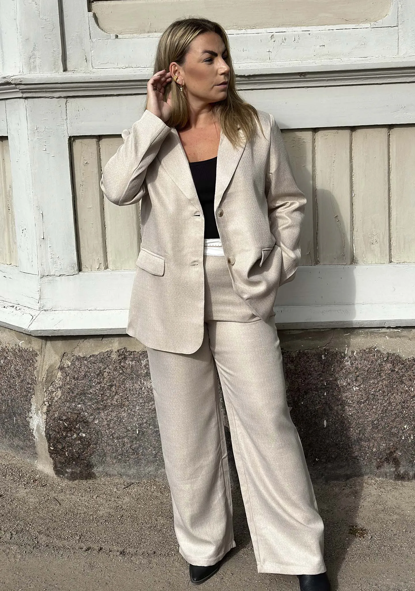 Faria Blazer - Dark Sand