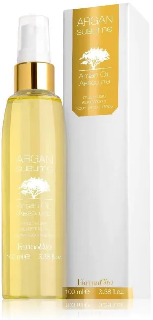 FARMVITA ARGAN OIL ABSOLUTE, multi-use silkifying skin care body oil 100 ml