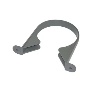 FloPlast 110mm Soil Pipe Clip Grey (Pack of 10)