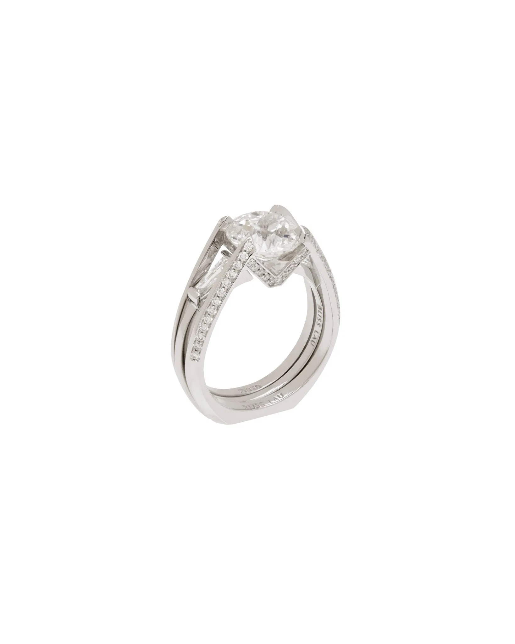 Futurist V Pavé Ring