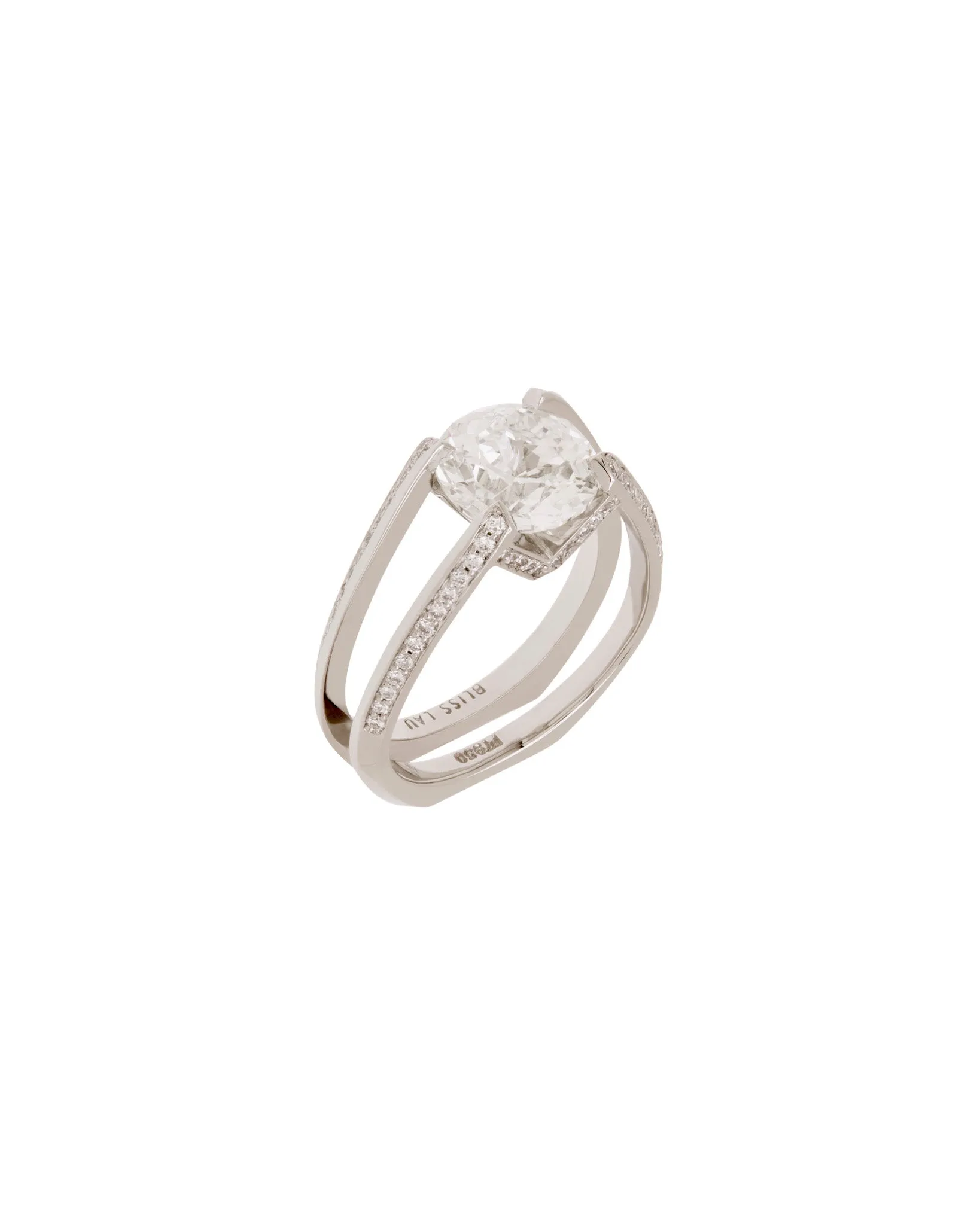 Futurist V Pavé Ring