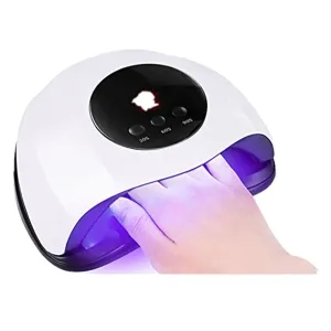 Gel UV LED Nail Lamp, 48W Gel Nail Polish UV LED Light Auto UV Nail Dryer with Display and 3 Timer Settings, Professional Gel Nail Light for Nail Polish