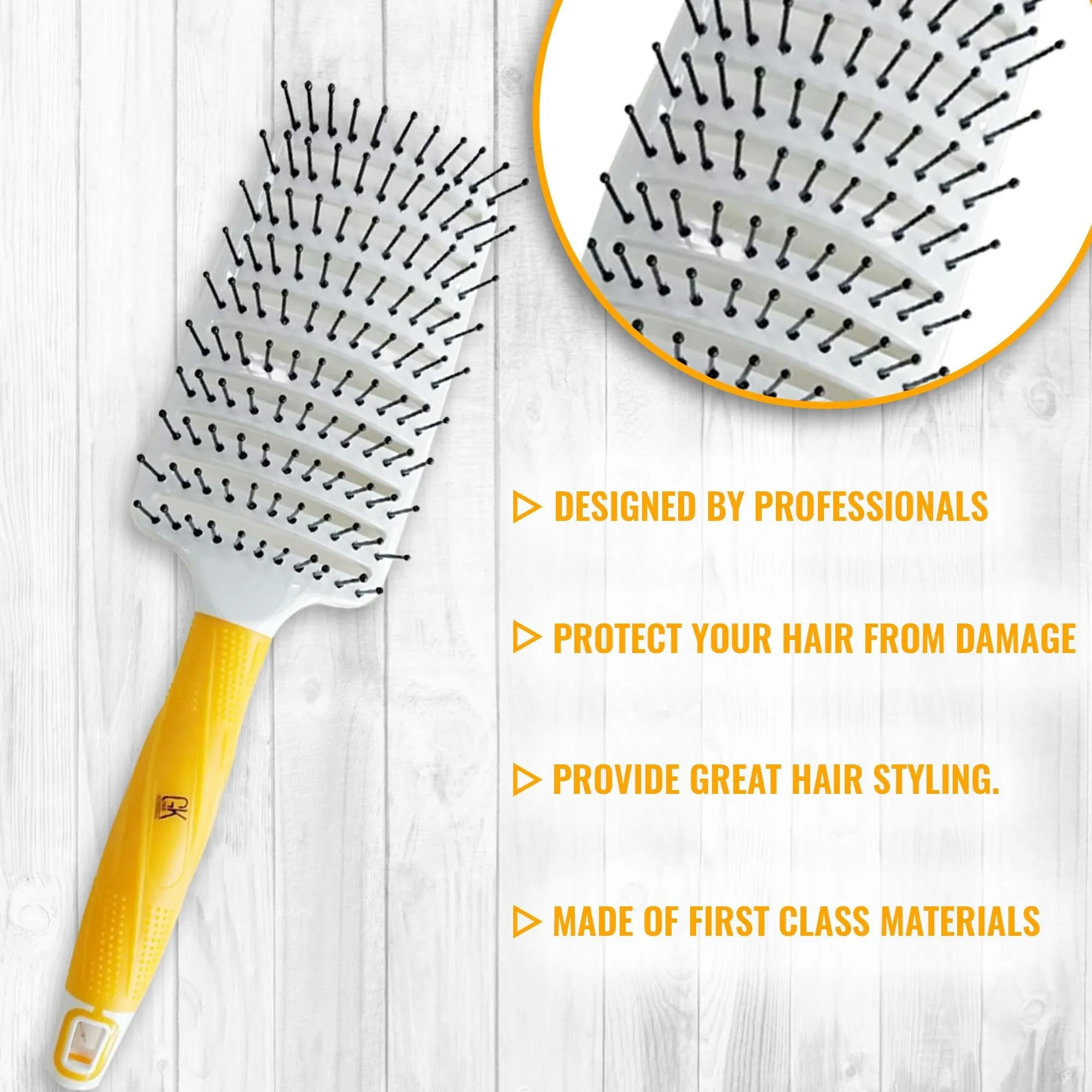 GKhair Vent Brush 3 inch DTS