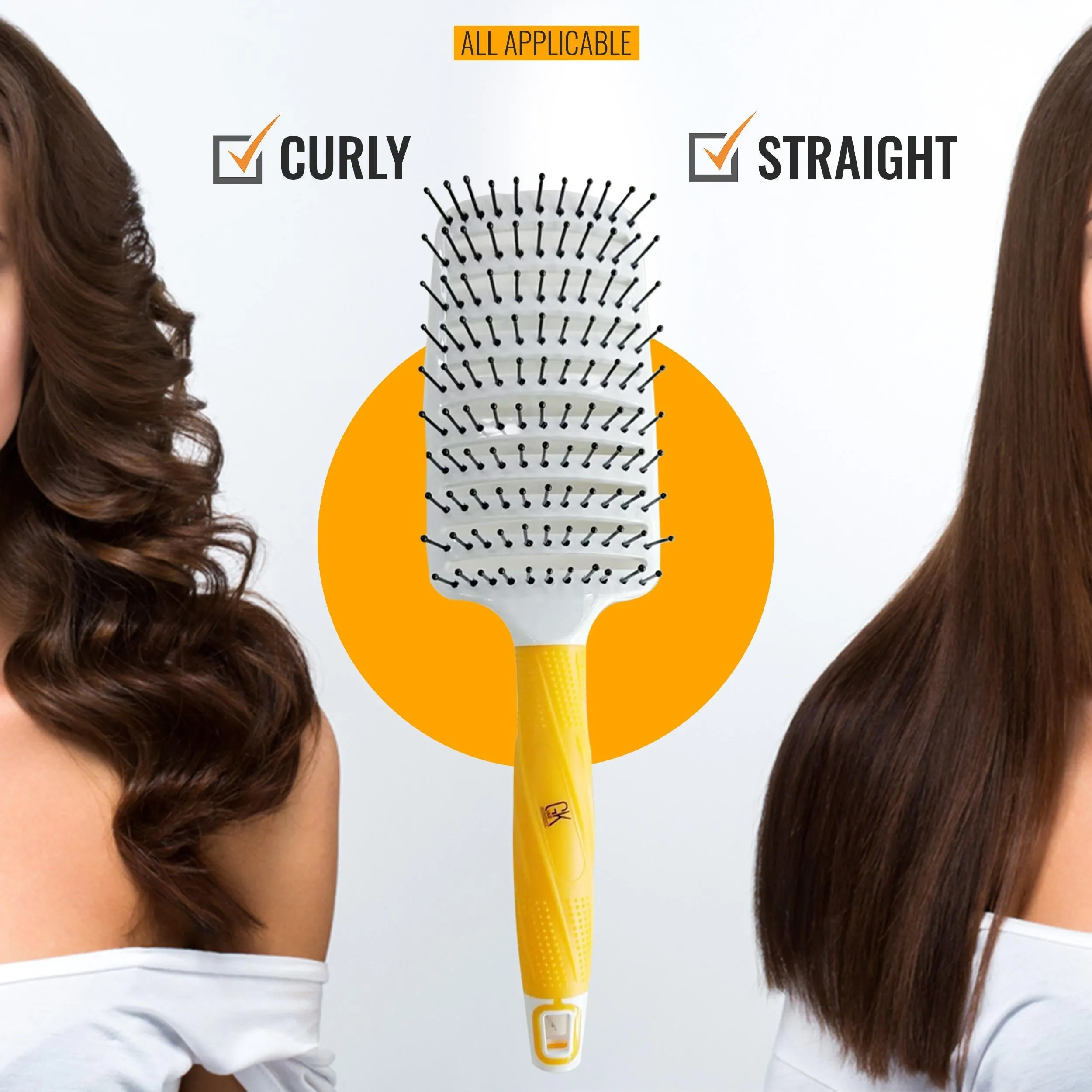 GKhair Vent Brush 3 inch DTS