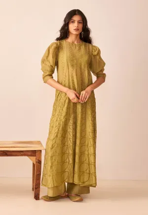 Green Khaleesi Kurta Set