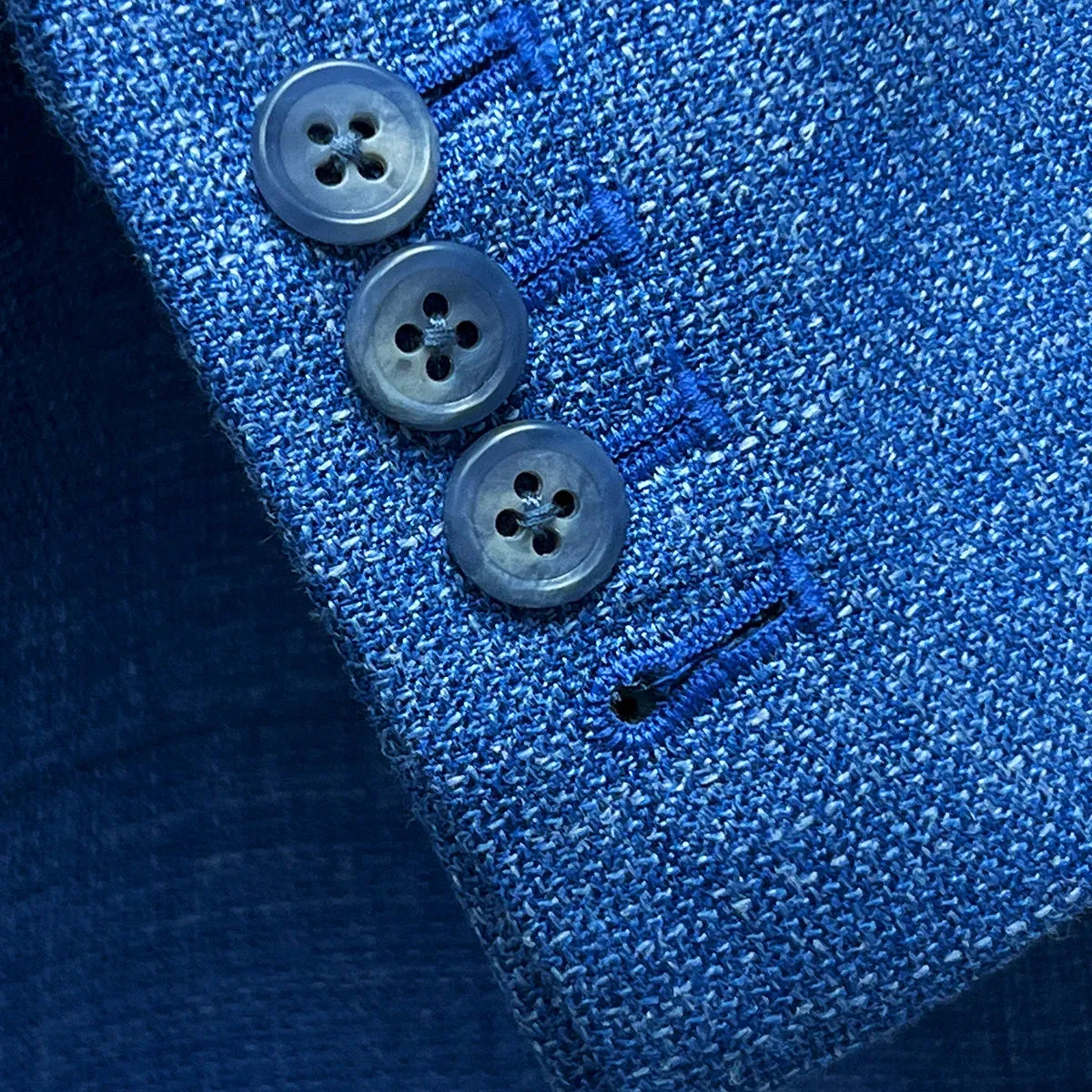 Havana by E.Thomas Sky Blue Textured Men's Sportcoat