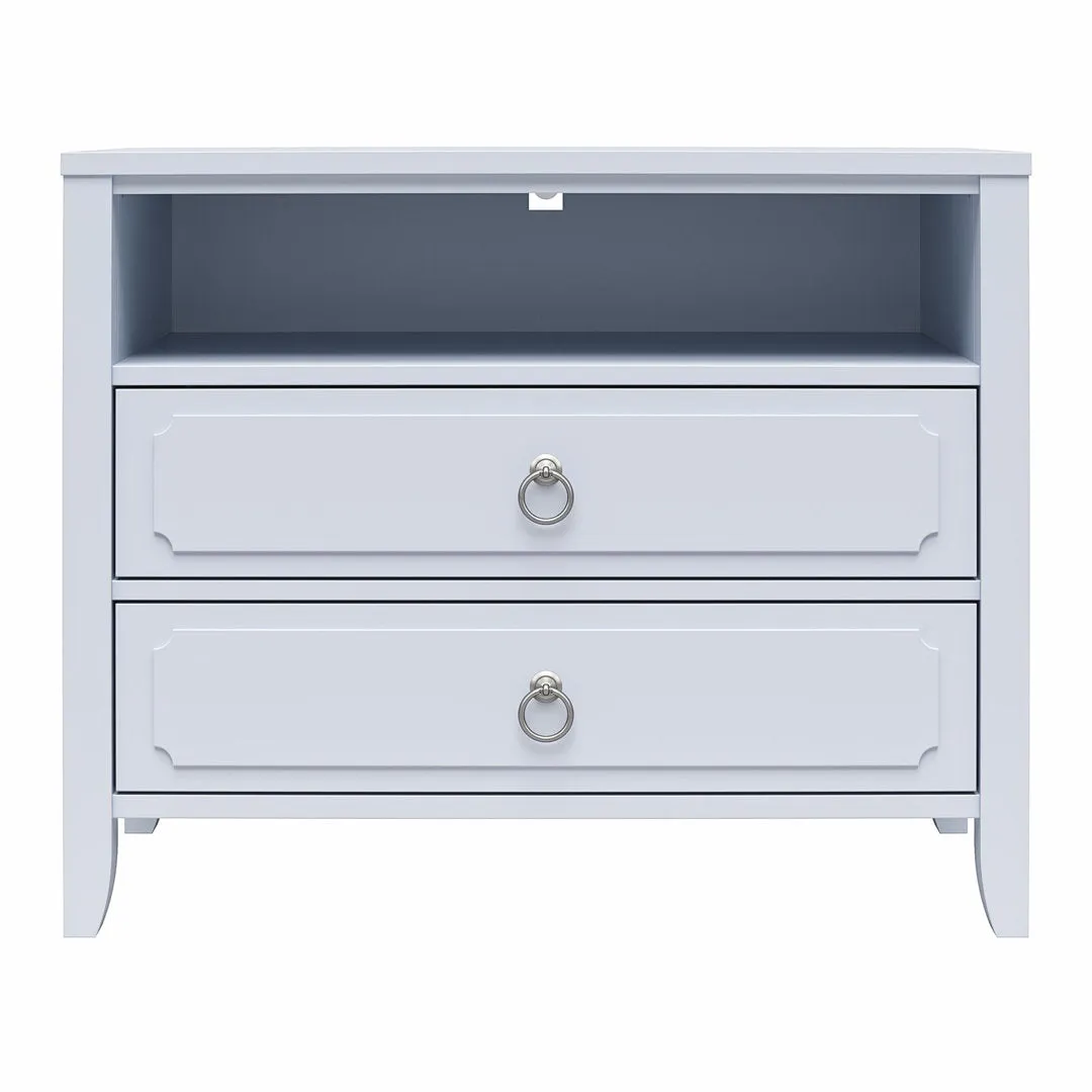 Her Majesty 2 - Drawer Nightstand Novogratz Color: Powder Blue