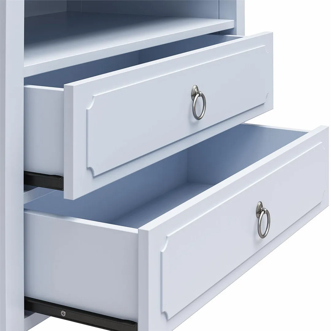 Her Majesty 2 - Drawer Nightstand Novogratz Color: Powder Blue