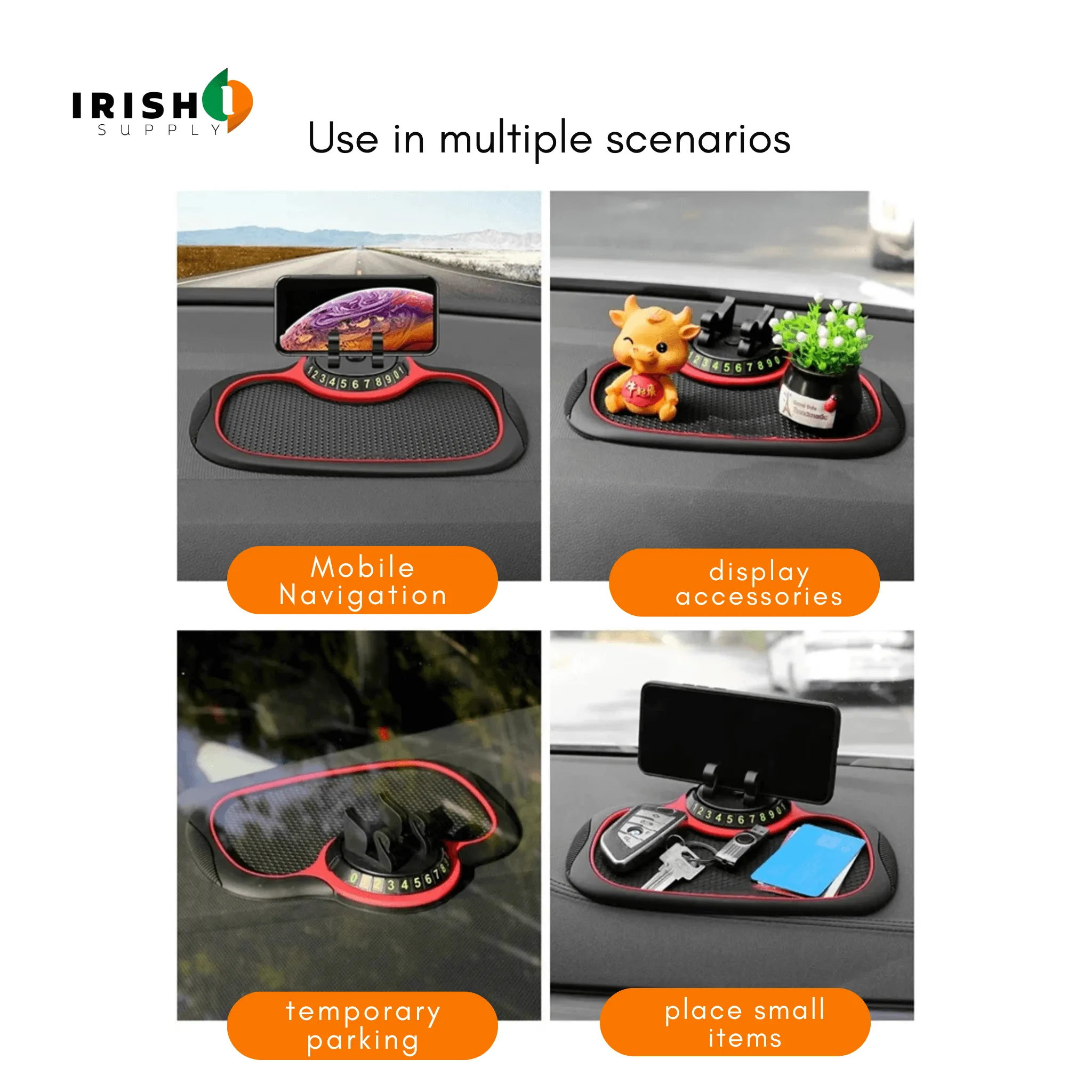 HOLDMATE Multi-Use Car Holder Mat Auto Phone Holder