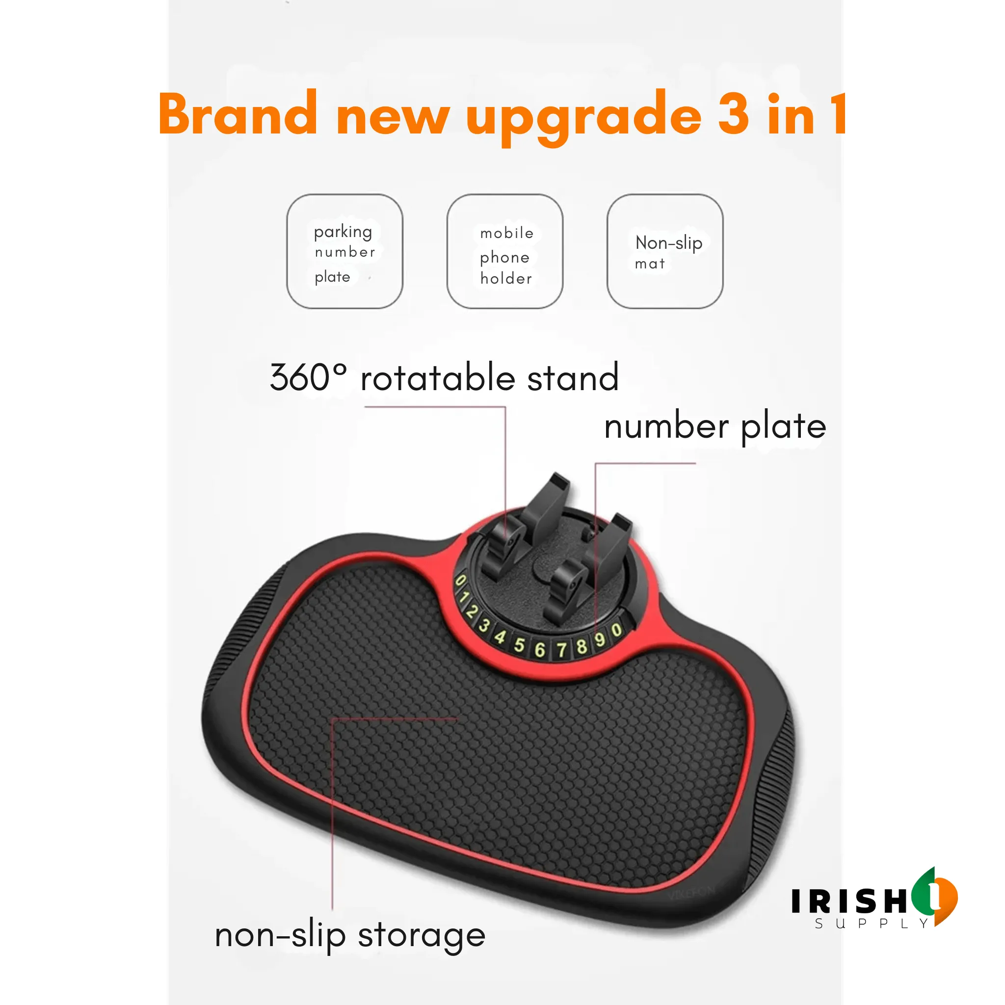 HOLDMATE Multi-Use Car Holder Mat Auto Phone Holder