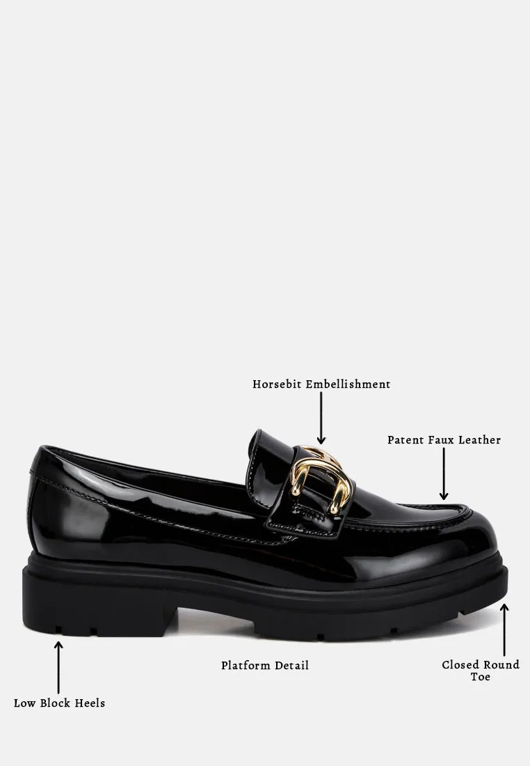 Horsebit Embellished Platform Loafers By Ruw