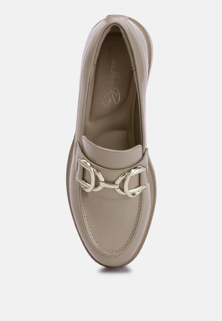 Horsebit Embellished Platform Loafers By Ruw